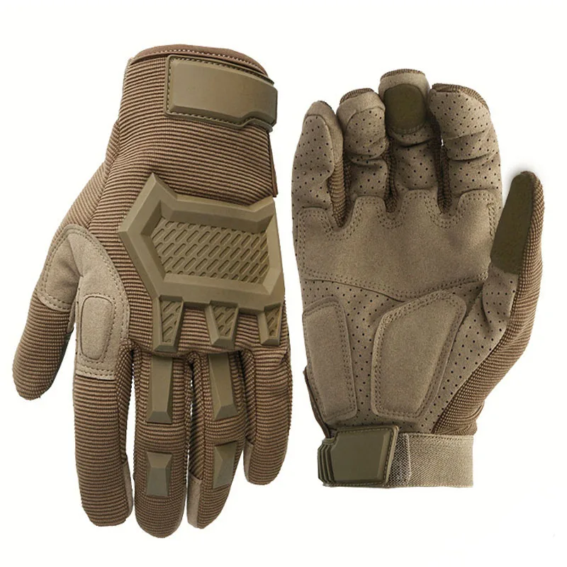 Touch screen luvas táticas masculino paintball airsoft esporte ao ar livre tiro caminhadas corrida polícia luvas de dedo cheio