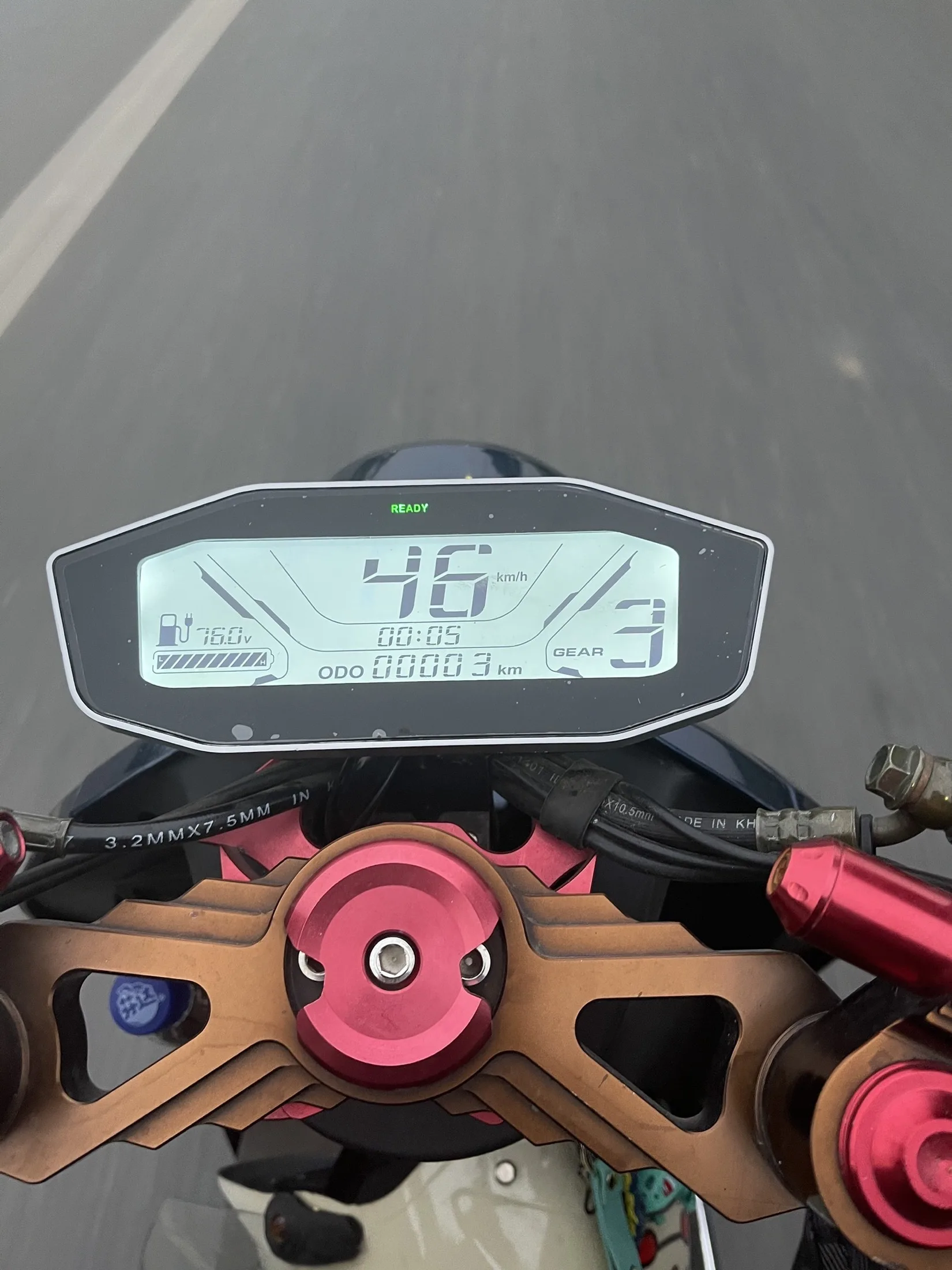 For Citycoco Scooter Harley Scooter Accessories Electric Scooter 60V 72V Odometer Battery Power Display Speedometer Gear Table