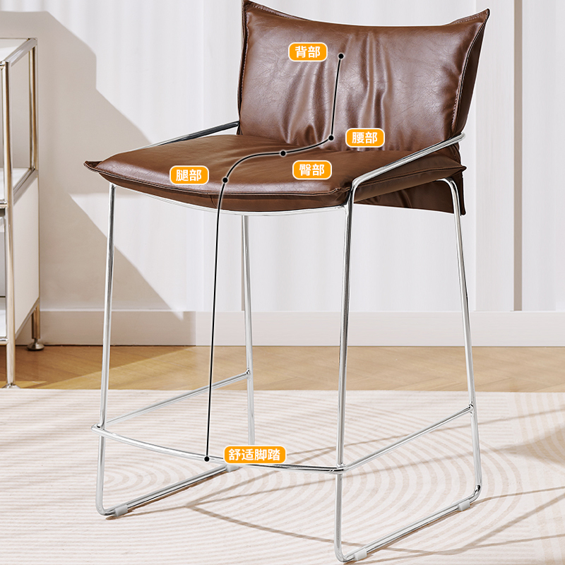 Modern Chair Kitchen Bar Benches Bar Stools High Kitchen Stools Island Dining Chair Chaise De Bar Sgabello Cucina Furniture