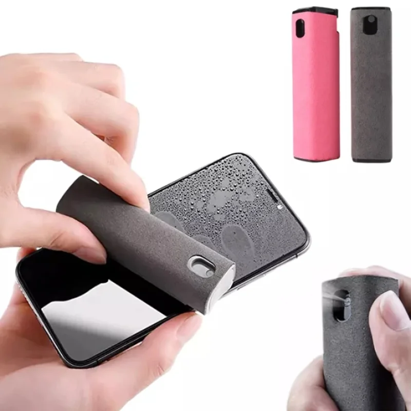 2 Trong 1 Điện Thoại Di Động Màn Hình Chai Xịt Màn Hình Máy Tính Bụi Vải Sợi Nhỏ Bộ Dụng Cụ Vệ Sinh Xe làm Sạch Đồ Dùng