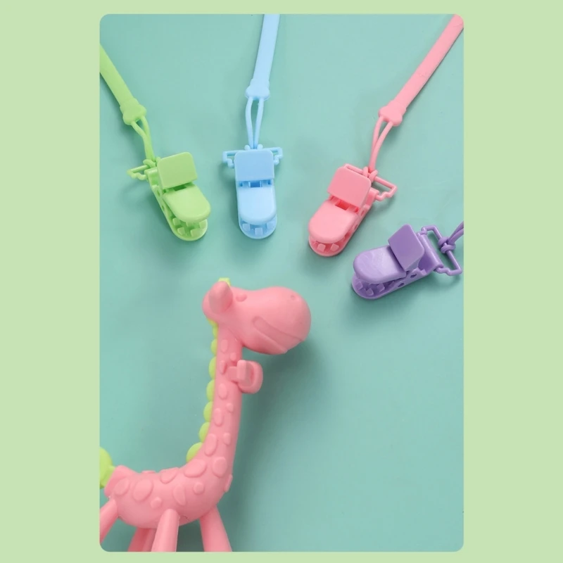 ซิลิโคนโซ่ยึดสําหรับทารก Pacifier Teething คลิปทารกแรกเกิด Teether CHAIN ผู้ถือจุกนมพยาบาลอุปกรณ์เสริม