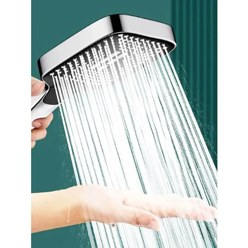 Verstellbarer Duschkopf, 3-Modus-Regendusche, Duschkopf mit großem Durchfluss, Hochdruck-Wasserspar-Duschmischer, Badezimmerzubehör