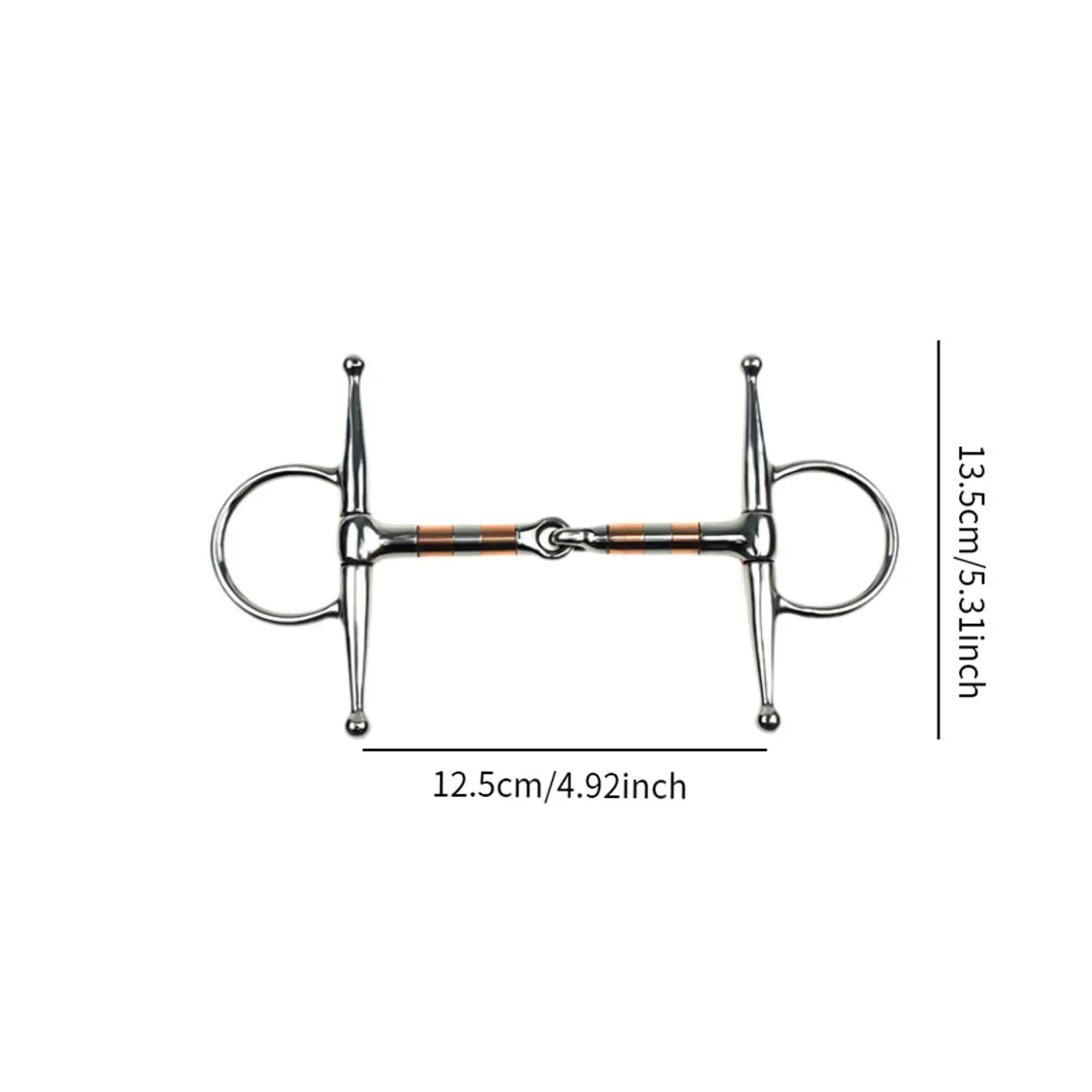Horse Bit Stallion Training Bit ทนทาน H รูปร่างม้าเคี้ยวการฝึกอบรม Bit Horse Snaffle ขี่ม้า Snaffle สําหรับขี่ม้า