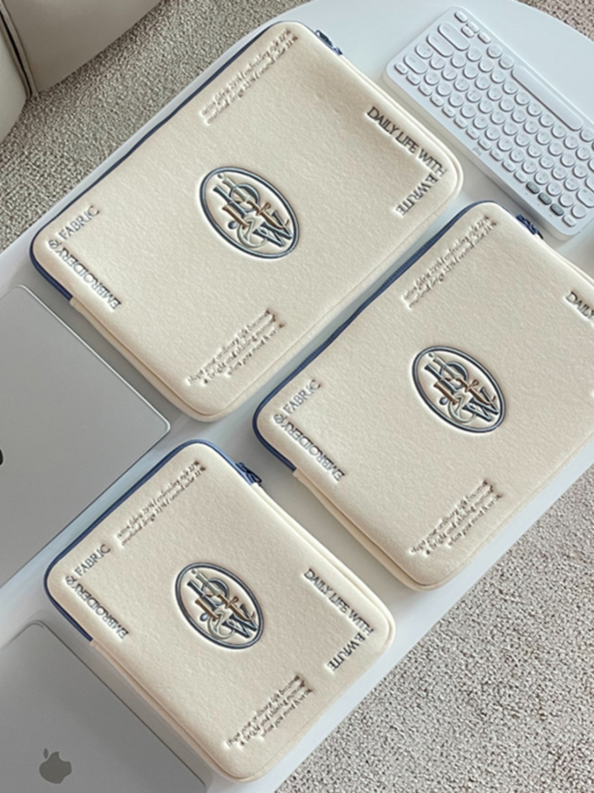 Bolsa para Laptop de 3,3 Polegadas Adequada para 4 e 5,6 Polegadas, Estojo Interno para iPad Pro de  Polegadas, Bolsa de...