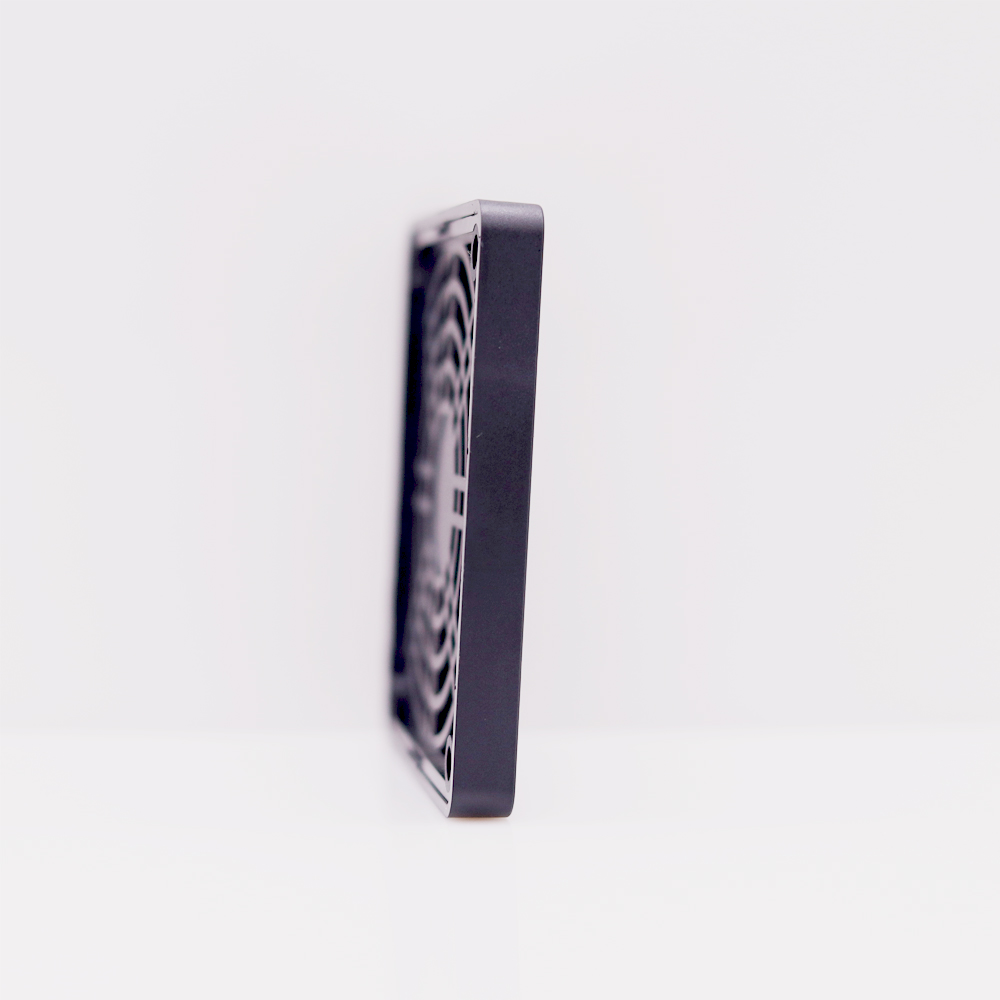 Пластиковый черный осевой вентилятор 80*80 мм, крышка воздушного фильтра, три в одном, комбинация для вентилятора серии 8 см