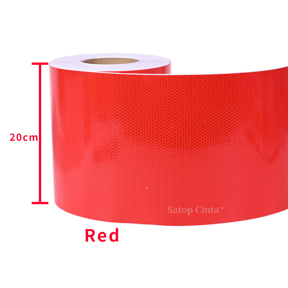 3M Satop Cinta rosso materiale riflettente visibilità impermeabile strisce di avvertenza di sicurezza nastro riflettore esterno Hazard Trail Sticker