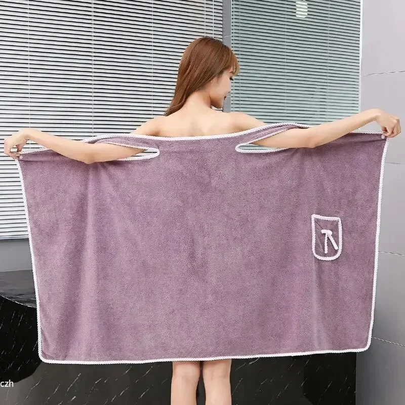Toallas de baño para mujer y niña, 140x85Cm, secado rápido, albornoces de baño para playa y Spa, ropa de lavado, ducha, baño y toalla de gimnasio