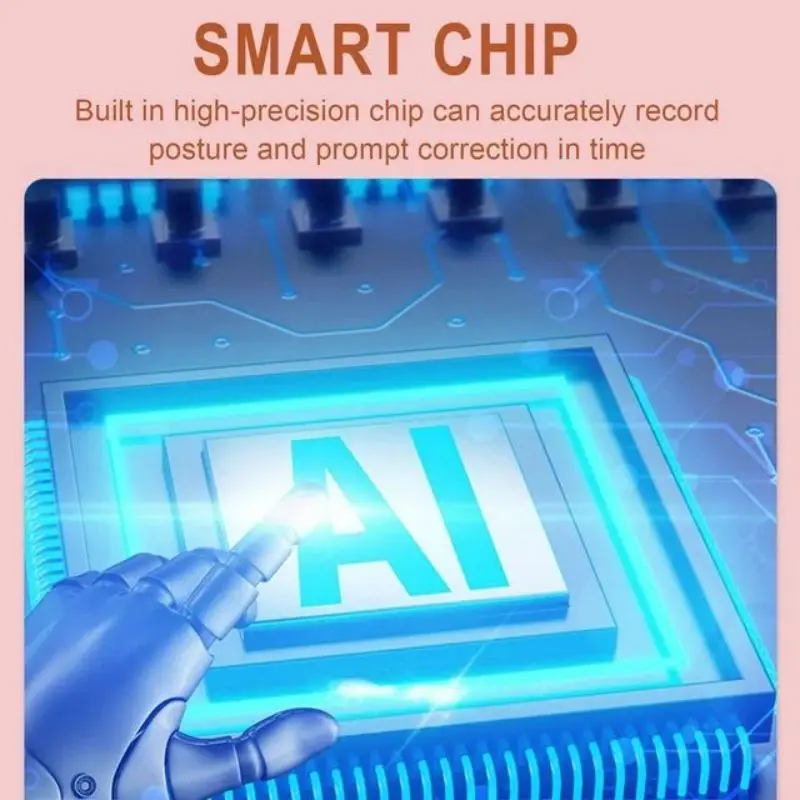สมาร์ทท่าทาง Corrector Miicro การสั่นสะเทือนท่าทางการฝึกอบรม Reminder Sensor กลับท่าทางคอ Hump Corrector สําหรับเด็กผู้ใหญ่