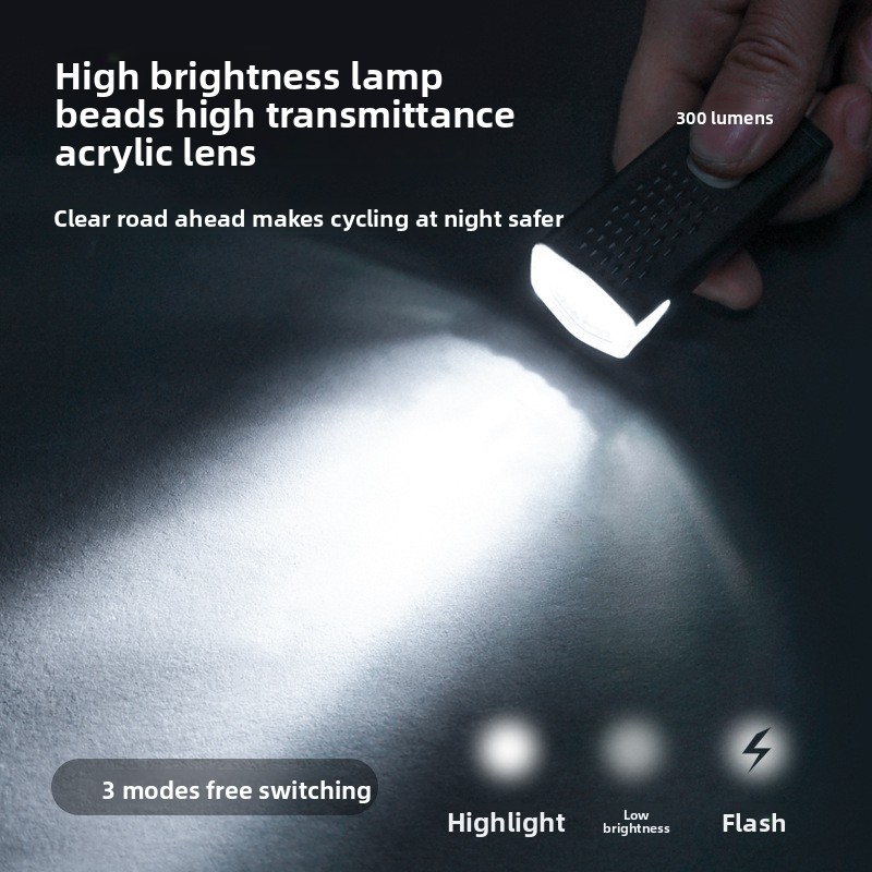 Bicycle Headlights Night Riding USB Charging LED Mountain Bike Bicycle Light Set 2255 Bicycle Lights