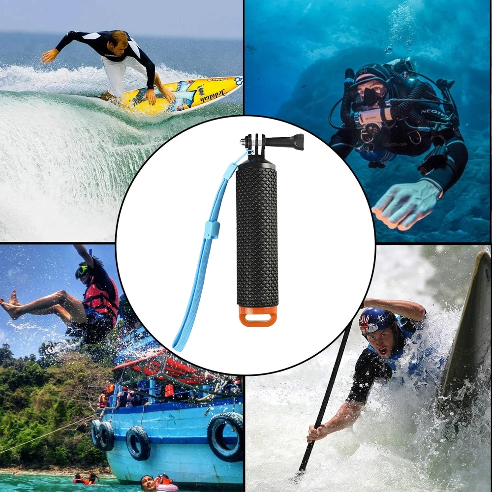Floating Hand Grip Float Handle Mount for Gopro Hero 13 12 11 10 9 8 7 5 SJCAM insta360 AKASO DJI OSMO Action Camera Accessories