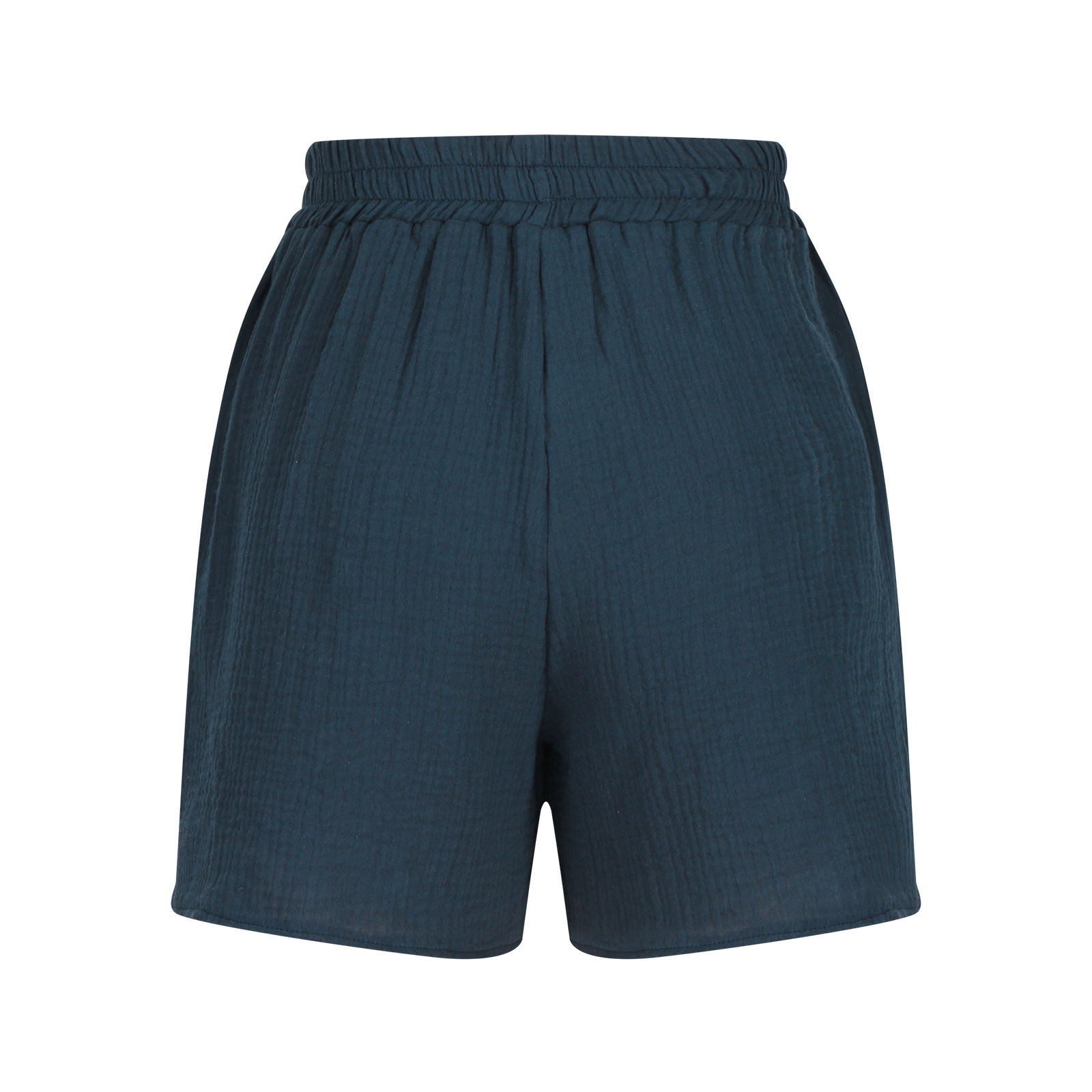 Dames Casual Losse Katoenen Elastische Taille Vetershorts