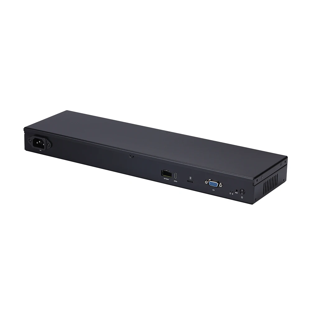 Qotom Mini PC Q20300G9-1U Atom C3558 C3758R C3758 C3808 C3908 with AES-NI NIC SFP+ Computer Support 5G
