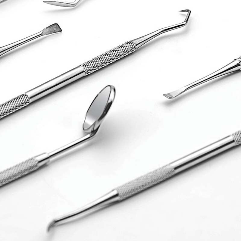 3 個のステンレス鋼歯科ツールセット歯科口腔ケア内視鏡クリーニング歯石除去歯の汚れや歯石