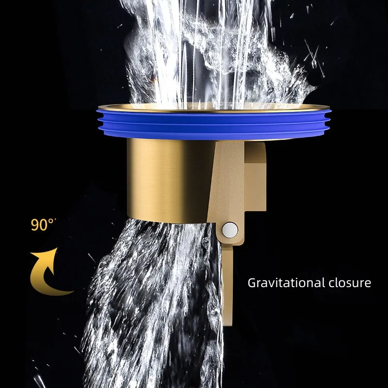 ทองเหลืองท่อระบายน้ําชั้น Core Fast Drainage กลิ่นและแมลงห้องน้ําท่อระบายน้ําอ่างล้างจานกรองฝักบัว Backflow Preventer ปลั๊กกรอง