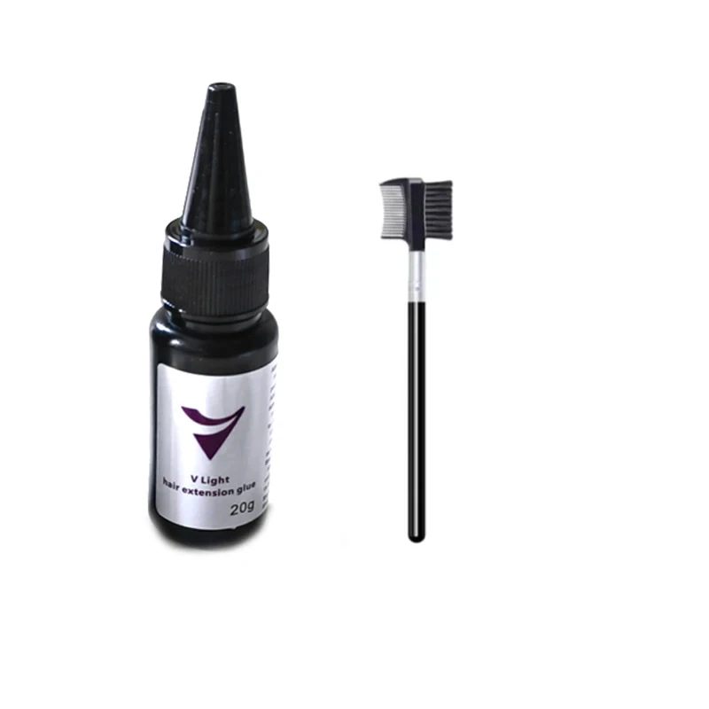 เครื่องมือต่อผมเทคโนโลยี V-Light ชุดต่อผมวิกผมชิ้นผมจริง Fast Grafting เครื่องมือ Firm และ Traceless