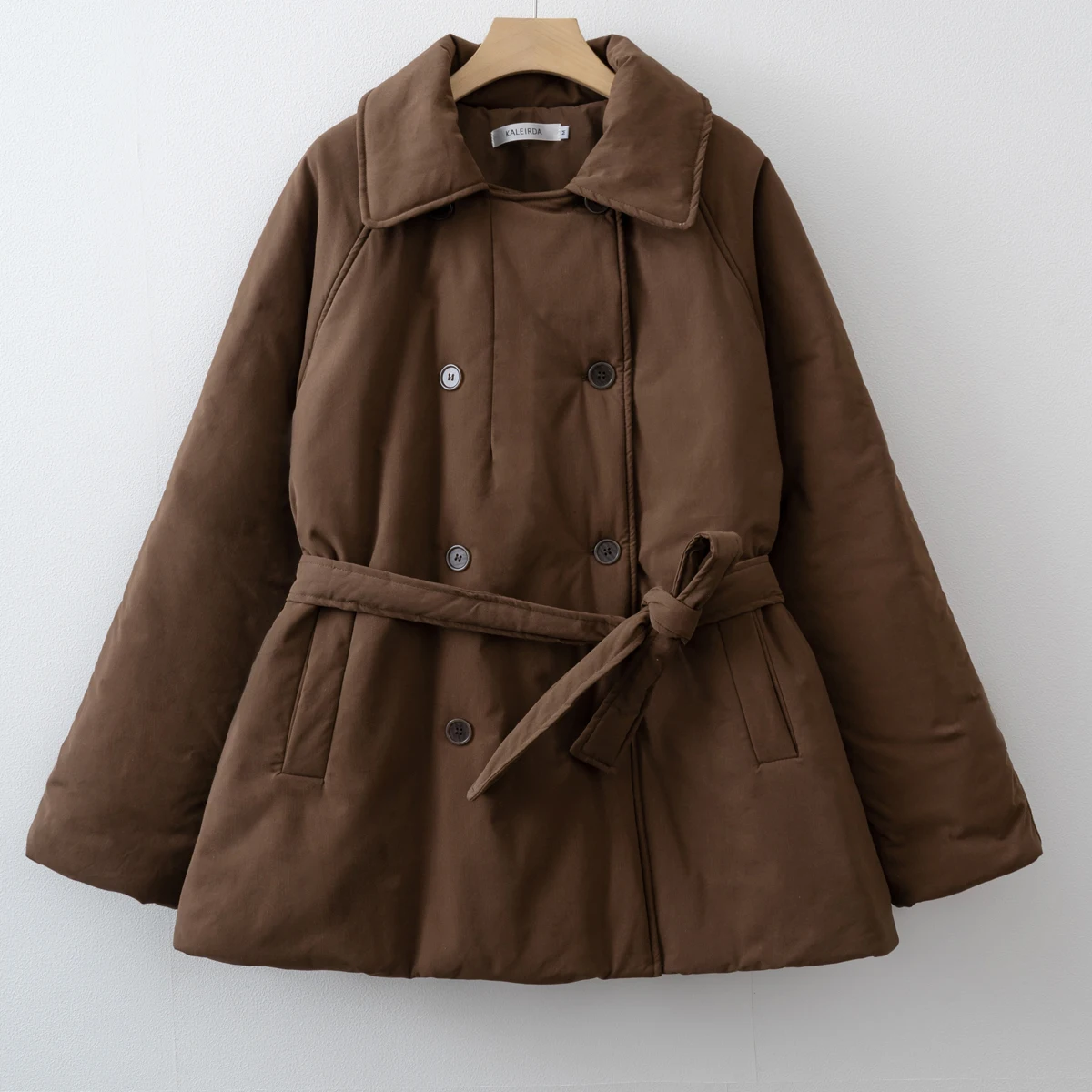 Parka de inverno feminina moda camisa grossa jaqueta acolchoada