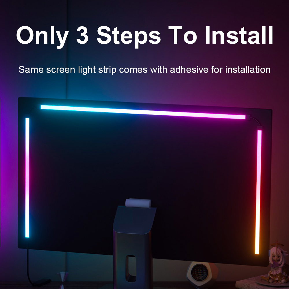 Smart Ambient TV PC Display Sync Computer Monitor Backlight LED Strip Licht RGB Kleur DIY Game Vakantie Sfeer Decor Lamp