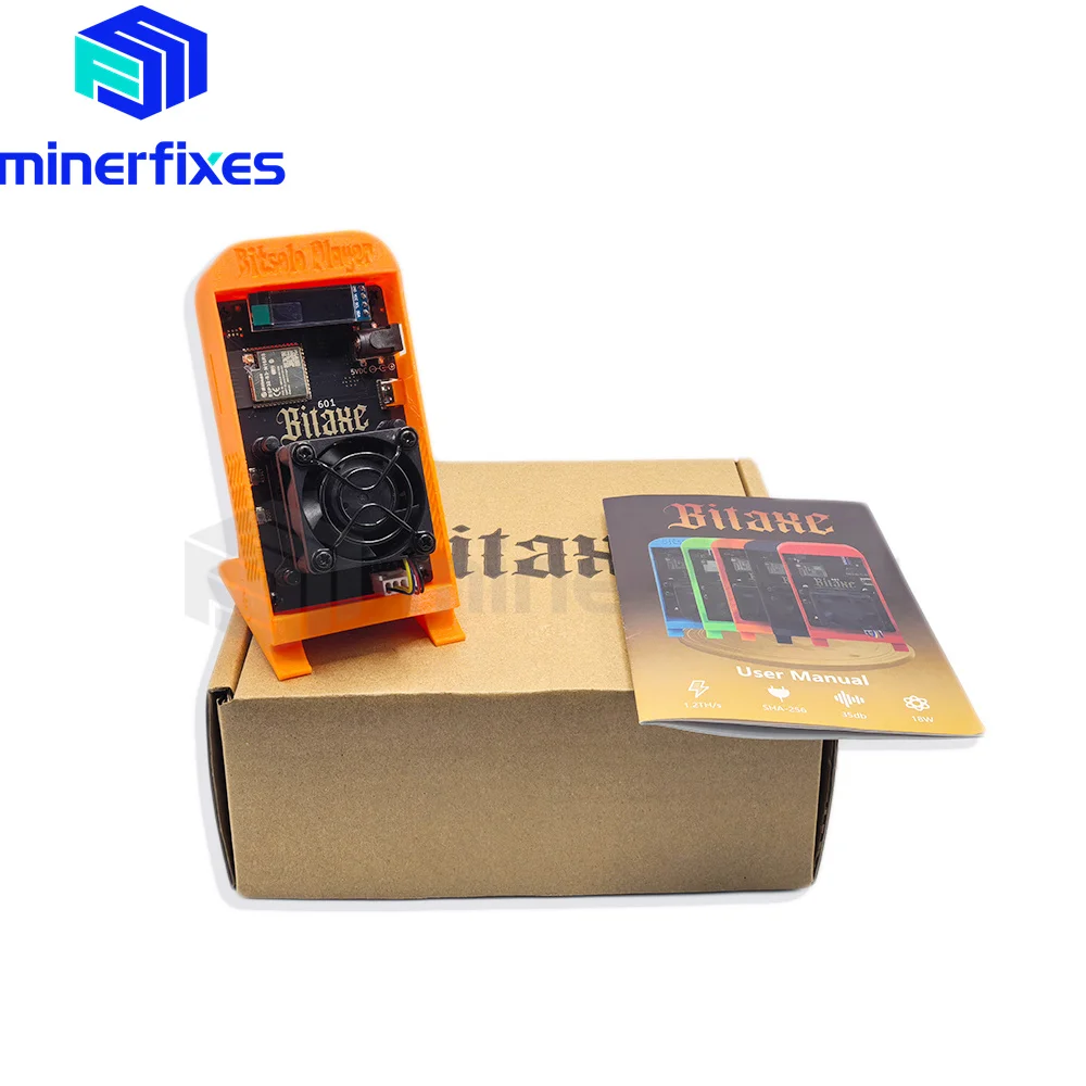Bitaxe Gamma 601 1.2TH/s uitgerust Sha 256 Solo Mining Open Source Bitcoin ASIC Miner Crypto Miner