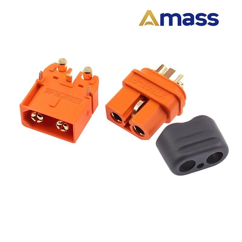 XT60I-F 35A XT60IPW-M -F XT60IE Conector de alta corriente macho y hembra 2 + 1 con pin de señal XT60IPW-M enchufe de batería de avión modelo