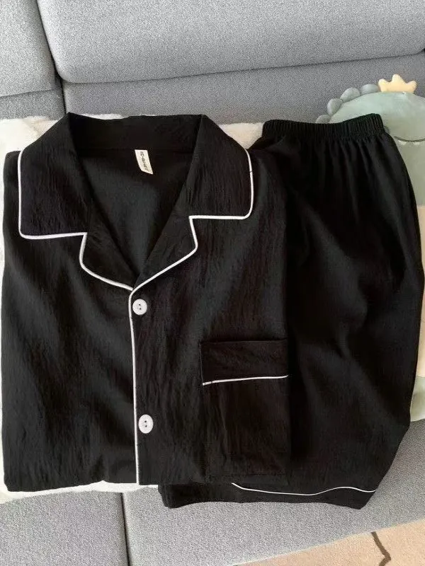 Cloud Cotton Lightweight ort Sve Spwear Men's Summer Home Clothes Thin Fabric Bla ort Pants Simple Youth Sle