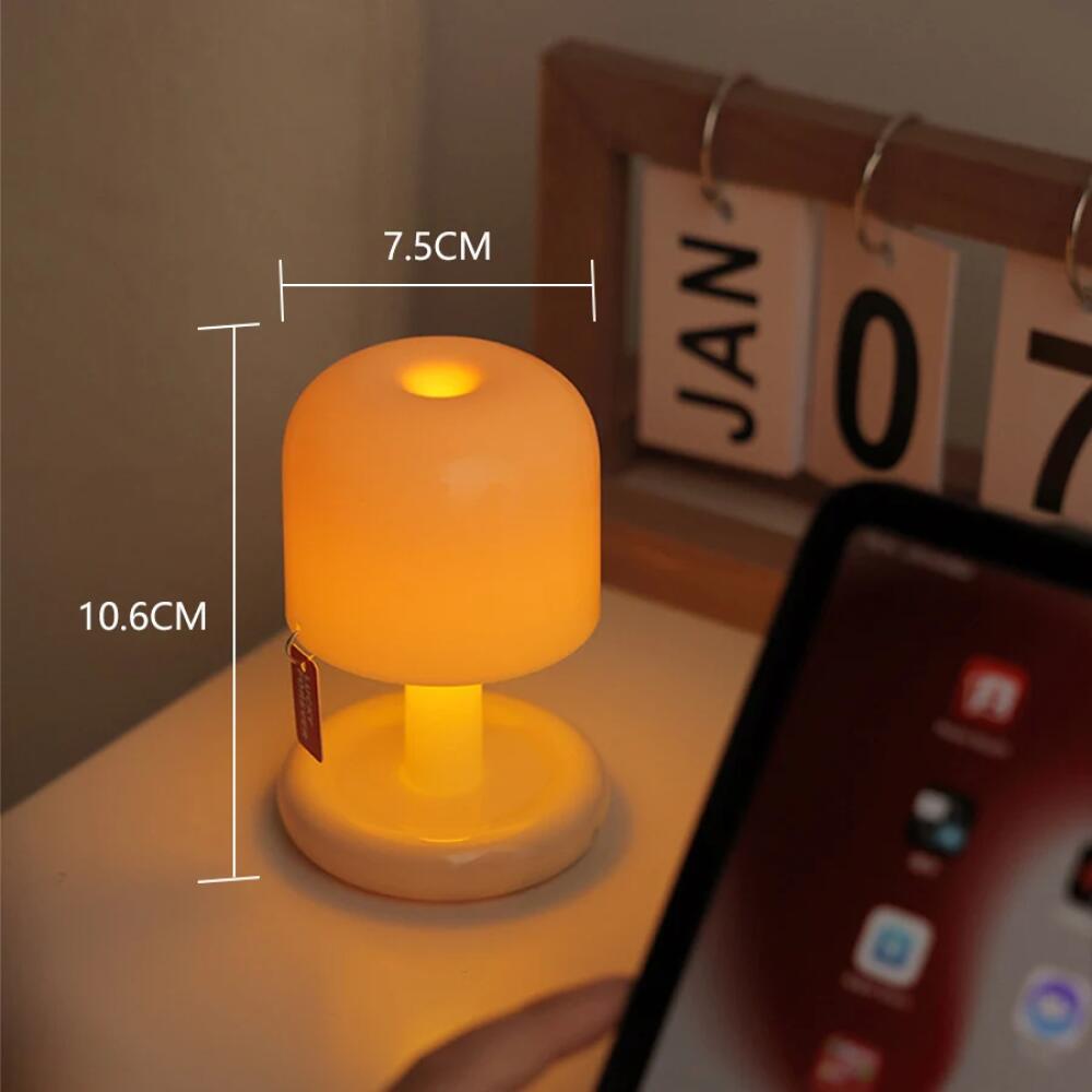 Veilleuse LED lampe de Table coucher de soleil Mini USB Rechargeable bureau chevet chambre Bar chambre décor atmosphère lumière d'ambiance minimaliste