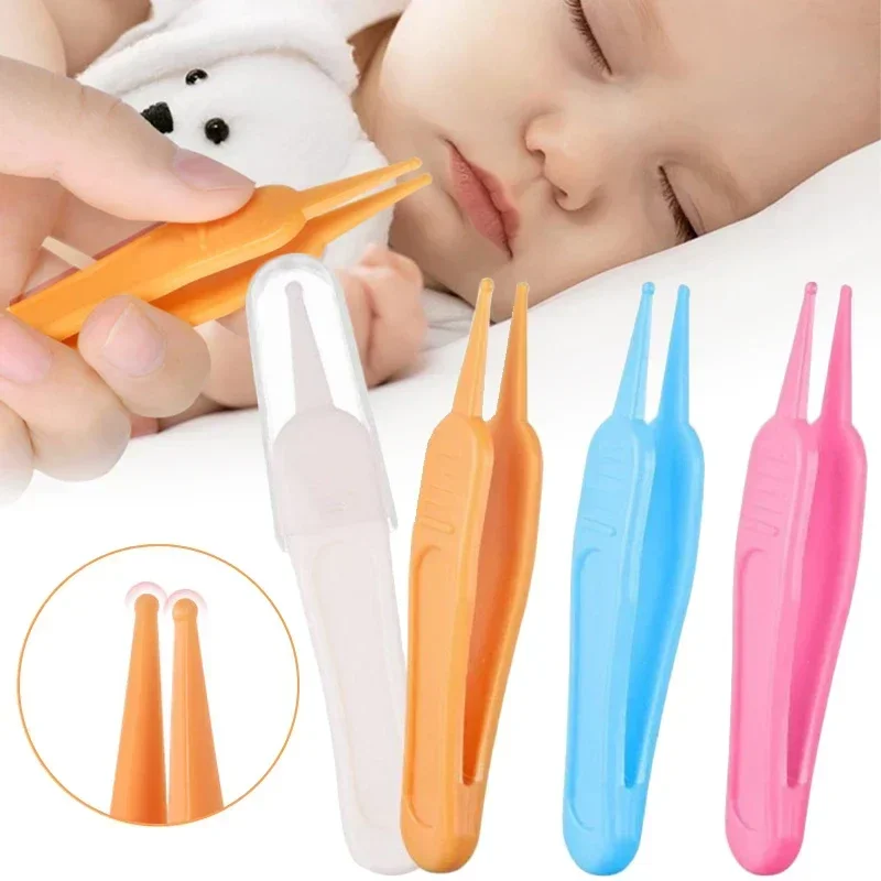 Clip Booger para excavar bebés, herramientas de limpieza para el ombligo, oreja, nariz, pinzas de seguridad para niños, pinzas de limpieza, suministros para el cuidado de la cavidad Nasal para niños pequeños
