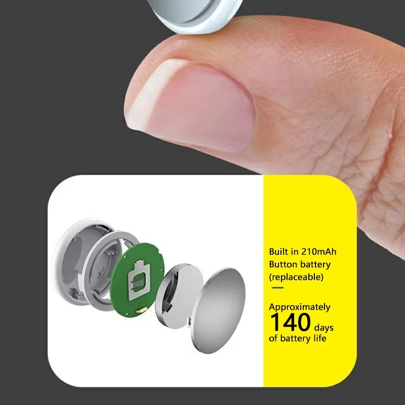Xiaomi Smart Airtag Bluetooth 5.3 GPS трекер работает с системой Android iOS Air Tag Tracker мини-локатор детская сумка искатель ключей