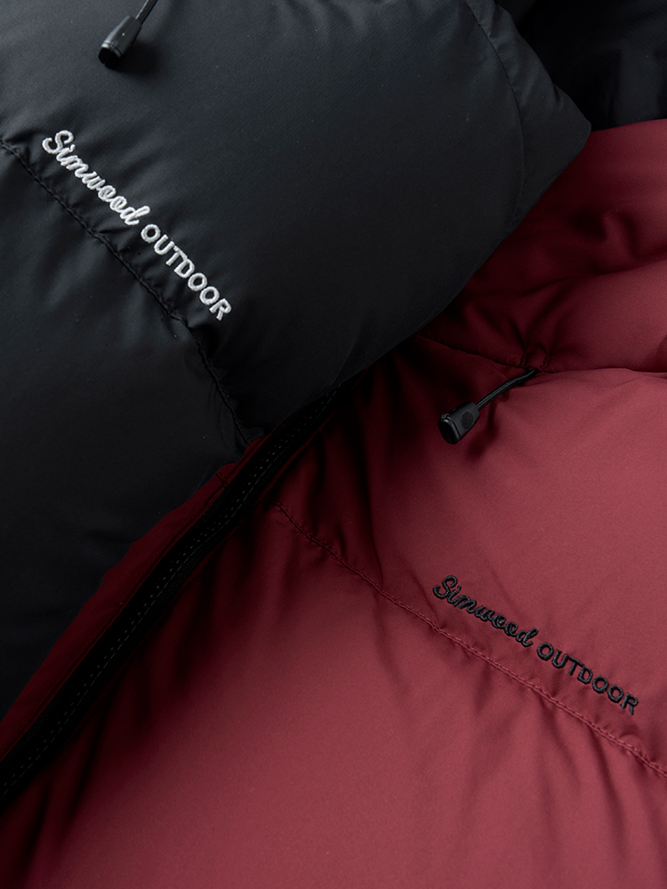 SIMWOOD 2024ฤดูหนาวใหม่Oversize 90% เป็ดสีขาวลงเสื้อผู้ชายหนาPlusขนาดแจ็คเก็ตเสื้อผ้าคุณภาพสูง