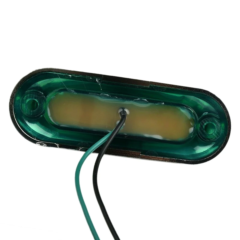 2 Stücke LED Marine Boot Port Navigation Deck Bogen Heck Steuerbord Lichter Wasserdicht für Busse Lkw Anhänger Lkw 12 V-24 V 2 Watt
