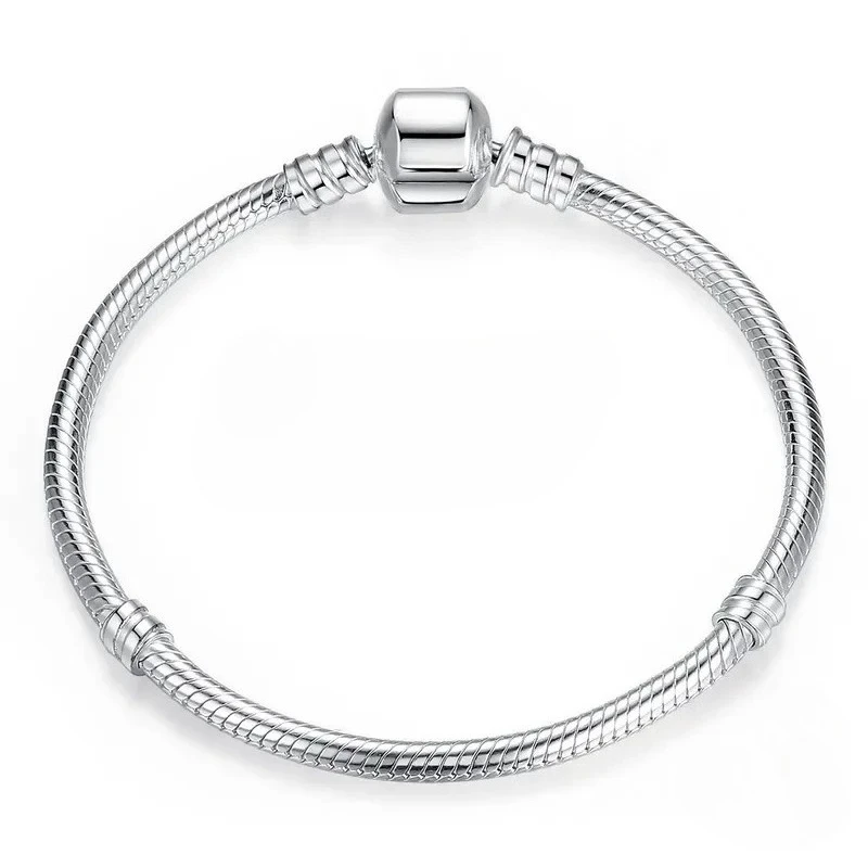 Handgefertigtes Original-Charm-Armband mit edlem Schmuck, weiche, glatte Schlangenknochen-Armbänder für Frauen