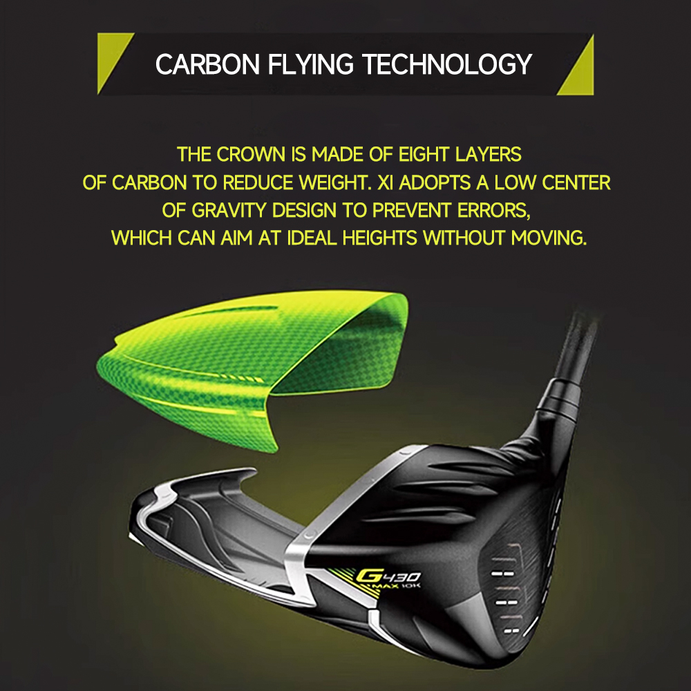 Palos de golf PING G430 MAX 10K Driver Golf 1 Madera 9/10,5 grados con eje de grafito R/SR/S con cubiertas para la cabeza