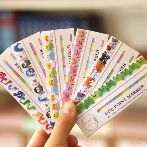 เกาหลีเครื่องเขียนการ์ตูนสัตว์น่ารักนั่ง N ครั้งวางบุคลิกภาพ Mini Note โพสต์ Sticky Notes น่ารักเครื่องเขียนอุปกรณ์