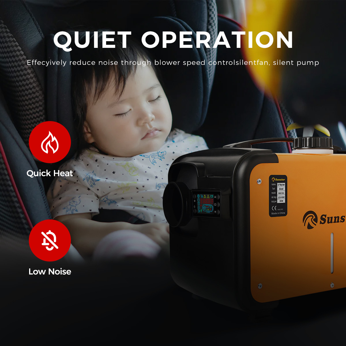 Chauffage à Air Diesel 8kw 12V /24V, pour camping-car, chauffage de stationnement avec télécommande, moniteur LCD, diffusion vocale pour camping-car