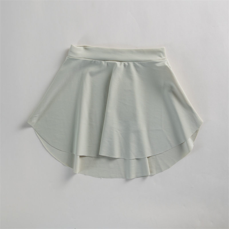 ขายร้อนคุณภาพสูงหลายสีไนลอน Spandex โยคะกีฬาเด็กผู้หญิงผู้ใหญ่บัลเล่ต์เต้นรํากระโปรง