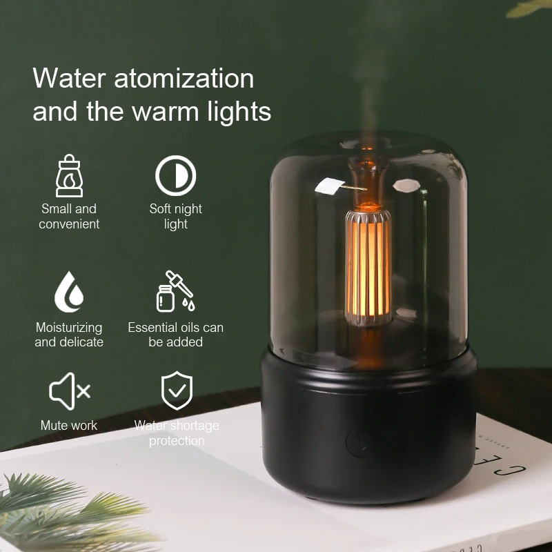 Portátil mini difusor de aroma usb umidificador ar óleo essencial luz da noite fabricante névoa fria pulverizador para presente casa