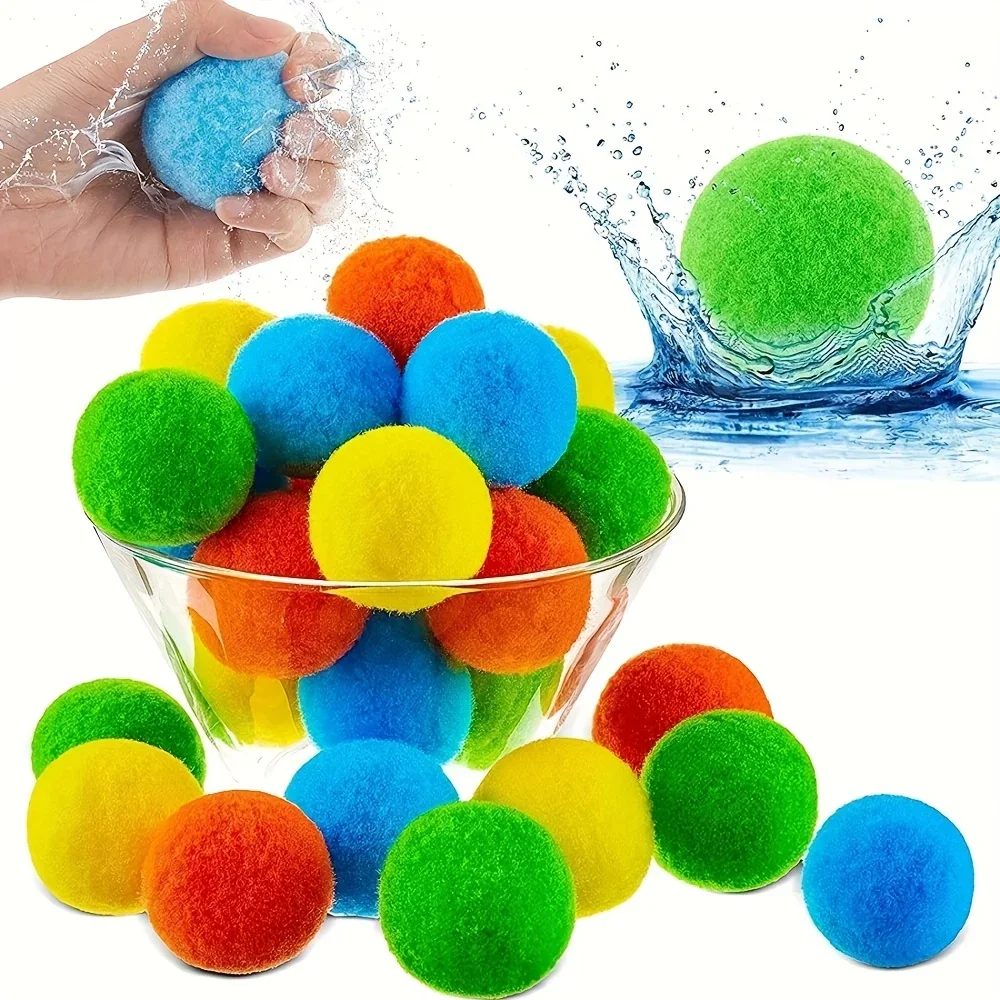 Lustige wiederverwendbare Wasserbälle, wiederverwendbare Wasserballons für Outdoor-Spielzeug und Spiele, Wasserspielzeug, Sommerspielzeugbälle für Pool und Hinterhof