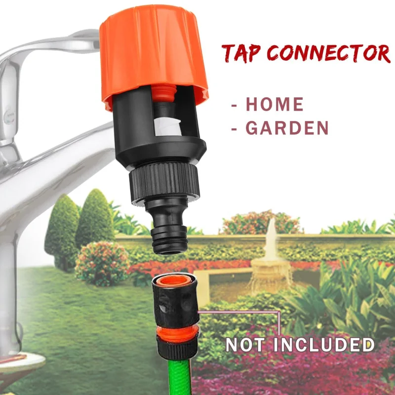 1Pc Universal Tap Water Plastic Hose Pipe Joint Tube Quick Connect Garden  Mixer Tap Adaptor