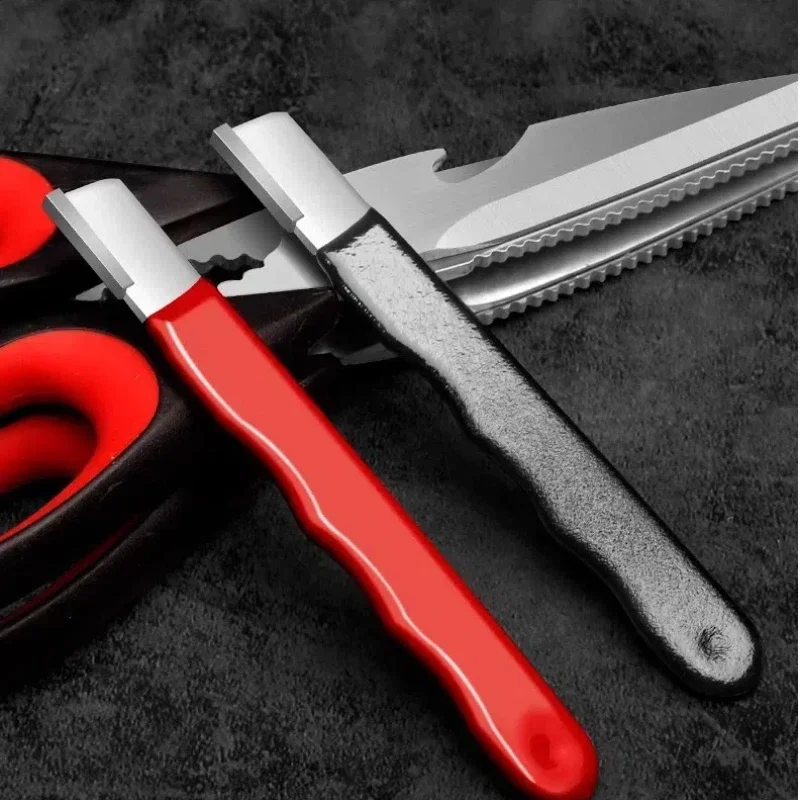 Professional ทังสเตนเพชรเซรามิคมีดกรรไกร Sharpener สําหรับใบมีดครัวสวนกรรไกร Sharpening TOOL