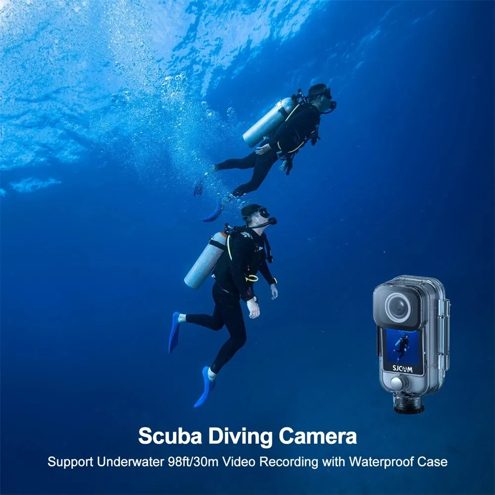 SJCAM C300 caméra d'action de poche 4K/30FPS batterie longue 6 axes stabilisation GYRO 5G WiFi Webcam à distance Sport DV caméra de prise de vue