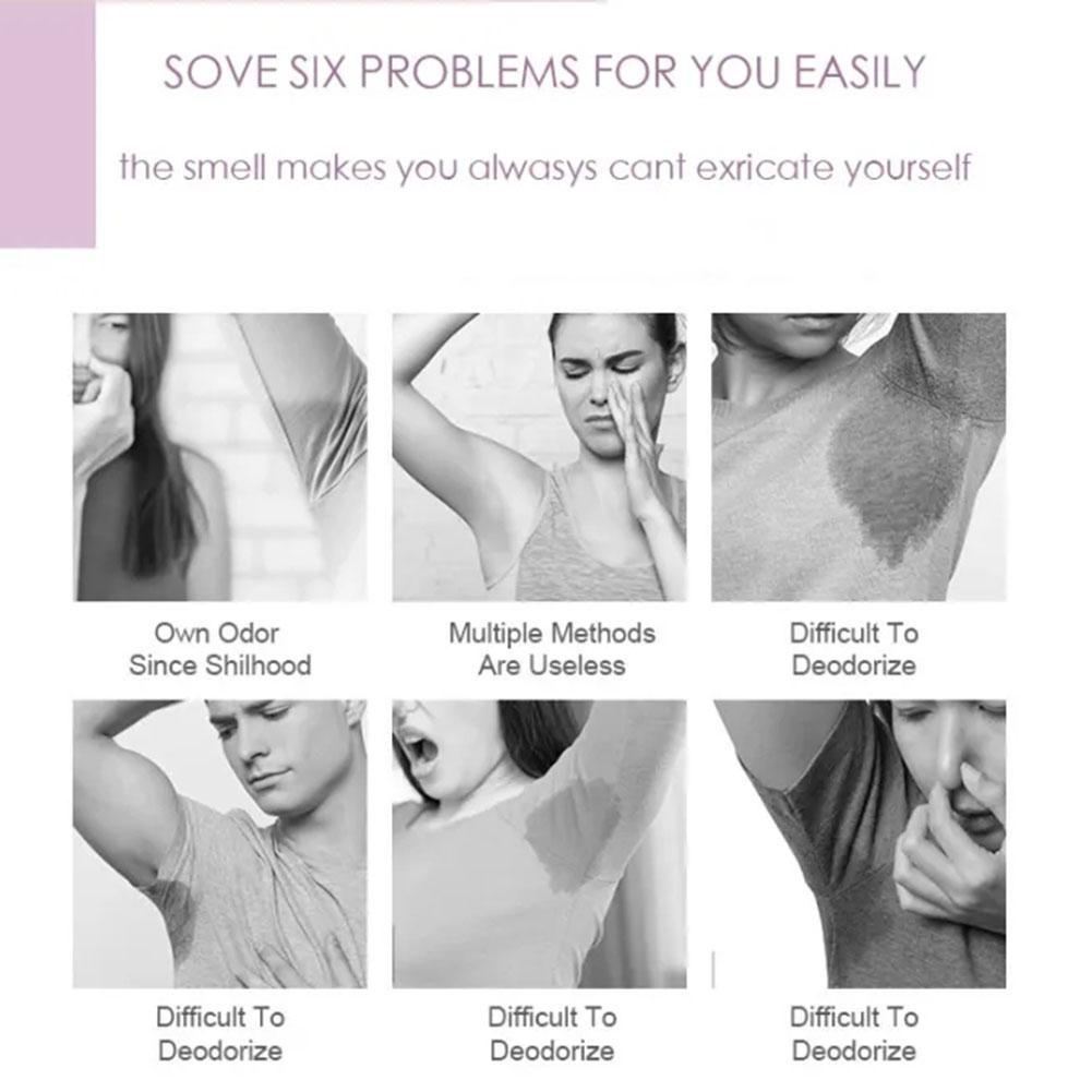 weizi VICHY Refreshing Antipersprant Deodorant Underarm Ball Roll On Stick Natural Sweatproof Comfortable Odorless For Women Men