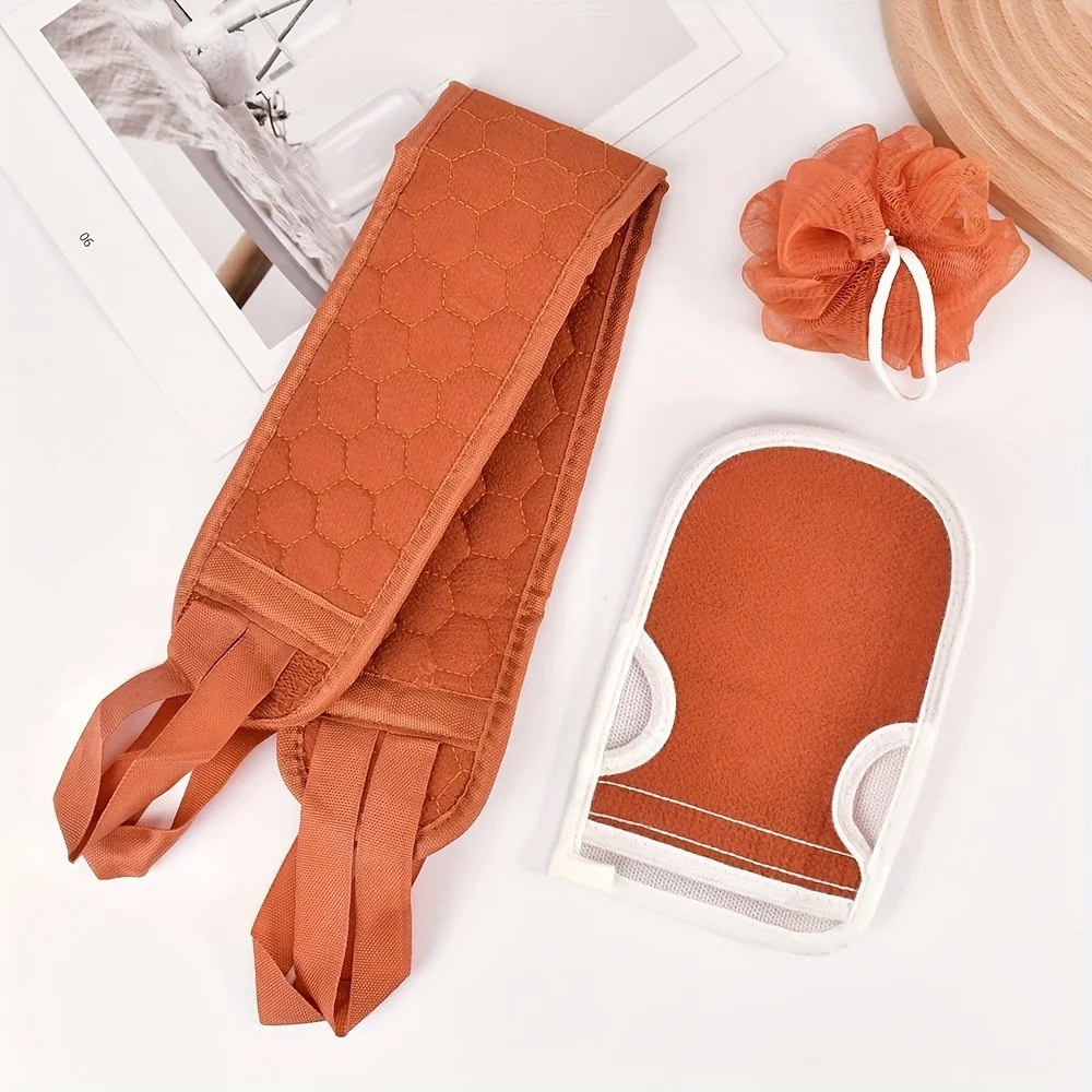 Douche Exfoliërende Rugschrobber Badriem Handdoek Bal Handschoen Diepe Modder Schoon Koreaans Lichaamswashandje Japanse achterste scrub Trekband