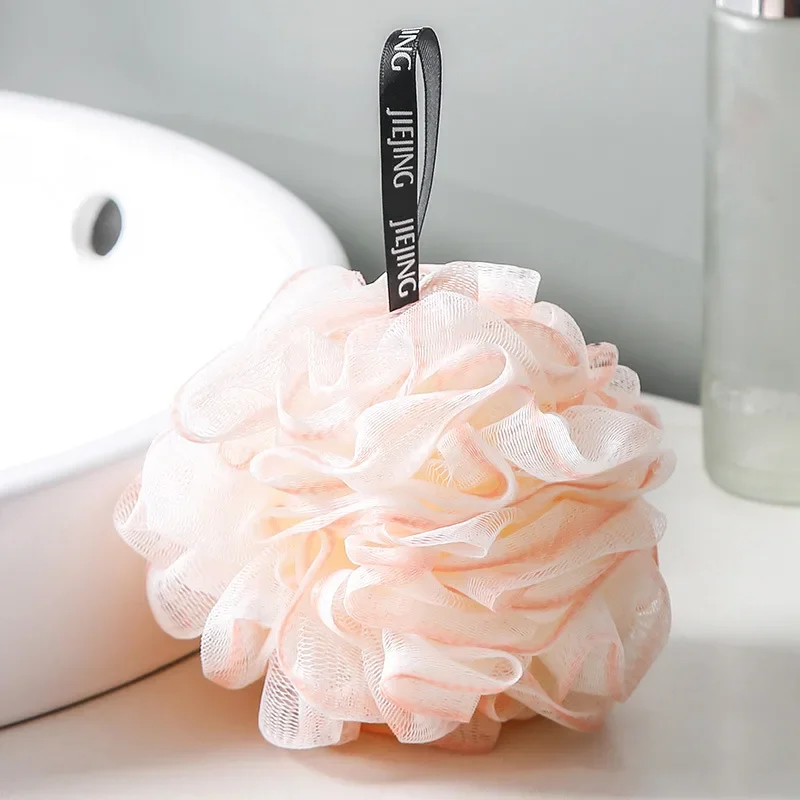 Weiche Mesh Bad Schwamm Bälle Bequeme Große Blume Blase Dusche Reiben Bad Ball Körper Reiniger Peeling Wäscher Bad Ball
