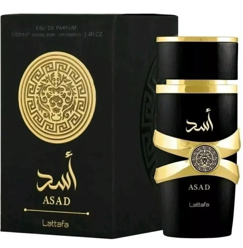Lattafa Perfumes Asad for Unisex Eau De Parfum Spray 3.4 Ounce