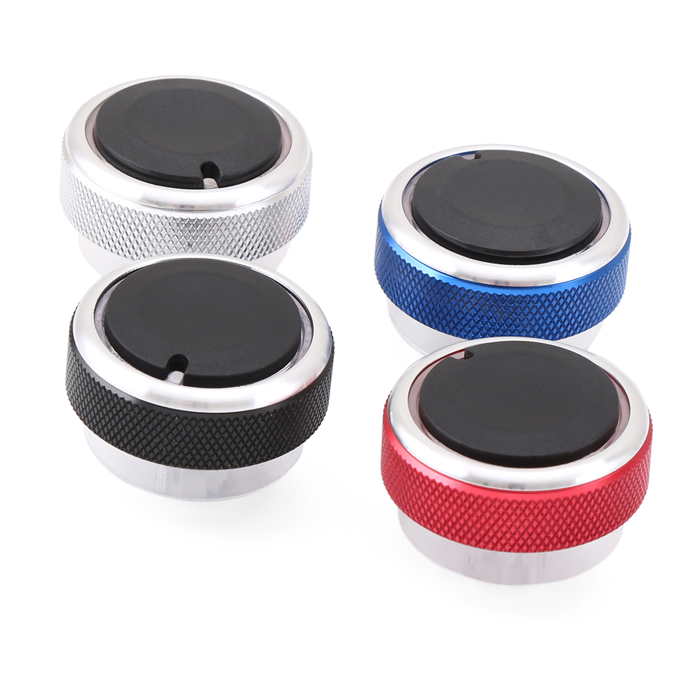 3 Stuks Per Set Aluminium Auto Styling Airconditioning Knop Ac Knop Warmte Controle Schakelaar Knop Voor Ford Focus Mk2 Mk3