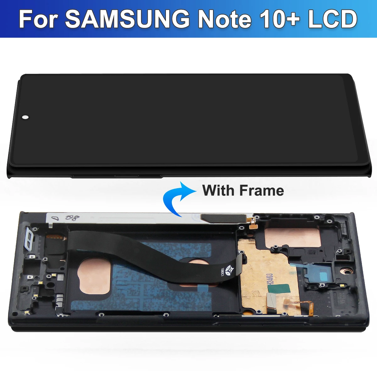 Super AMOLED Display For Samsung Note 10 Plus 4G 5G Display Touch Screen Note10+ N975F N976F LCD Support S Pen Fingerprint Work