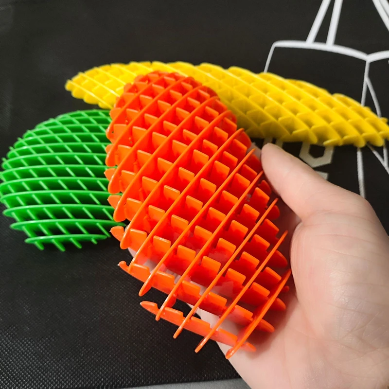 Kreative 3D Dekompression Vent Rettich Elastische Mesh Wurm Heilung Dekompression kinder Elastische Teleskop Neuheit Spielzeug