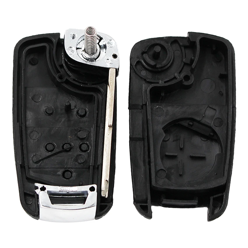 Ecusells 3 botones Flip Key Shell funda Fob para Chevrolet Spark 2012-2016