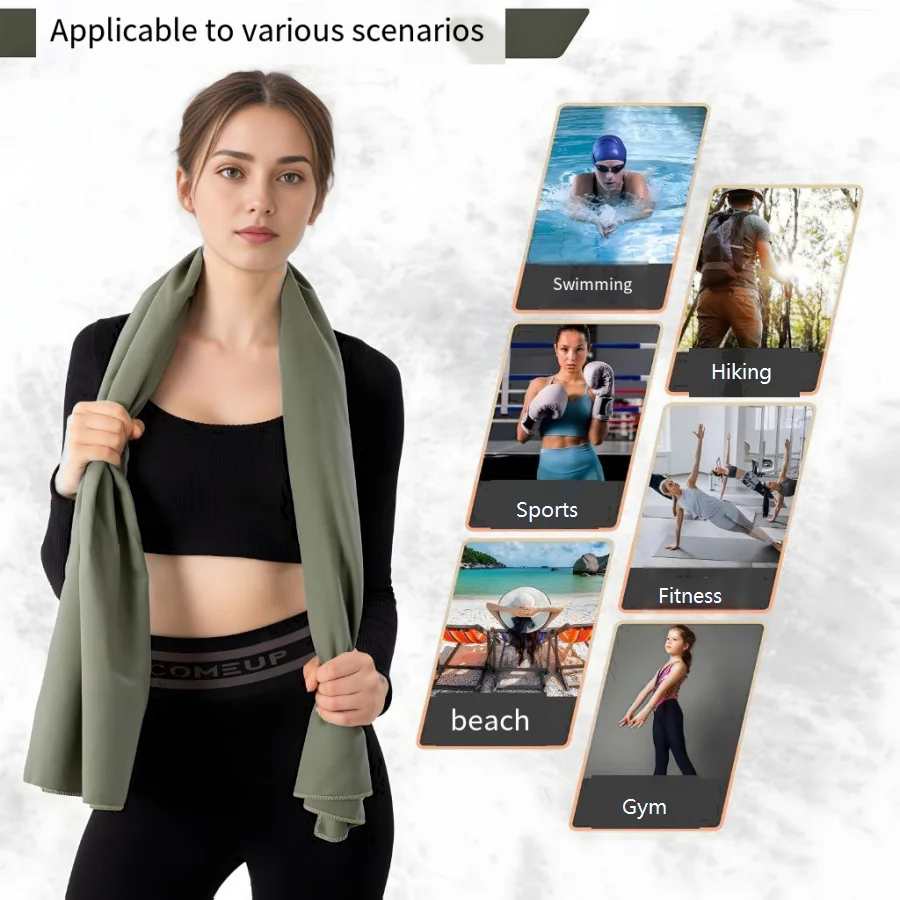 Telo mare asciugamano oversize, spesso in microfibra senza sabbia ad asciugatura rapida 31.5 "x71", asciugamani da bagno morbidi Super assorbenti per uomo, donna