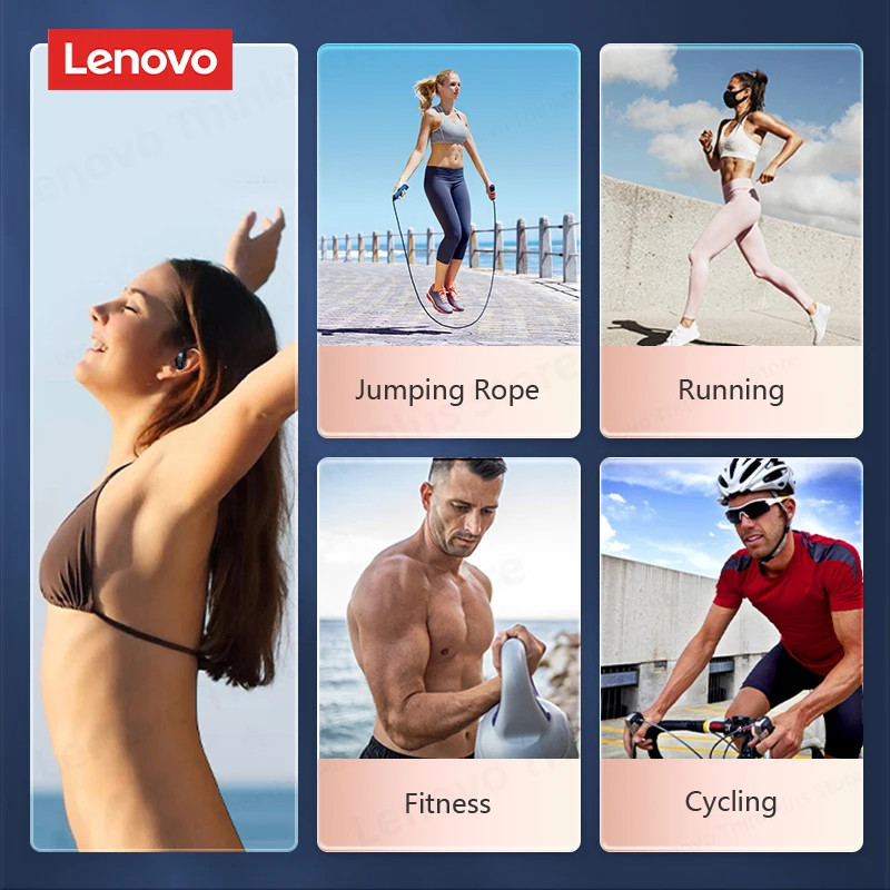 Choix Lenovo LP75 TWS sans fil Bluetooth V5.3 écouteurs HiFi stéréo réduction du bruit écouteurs étanche sport casque