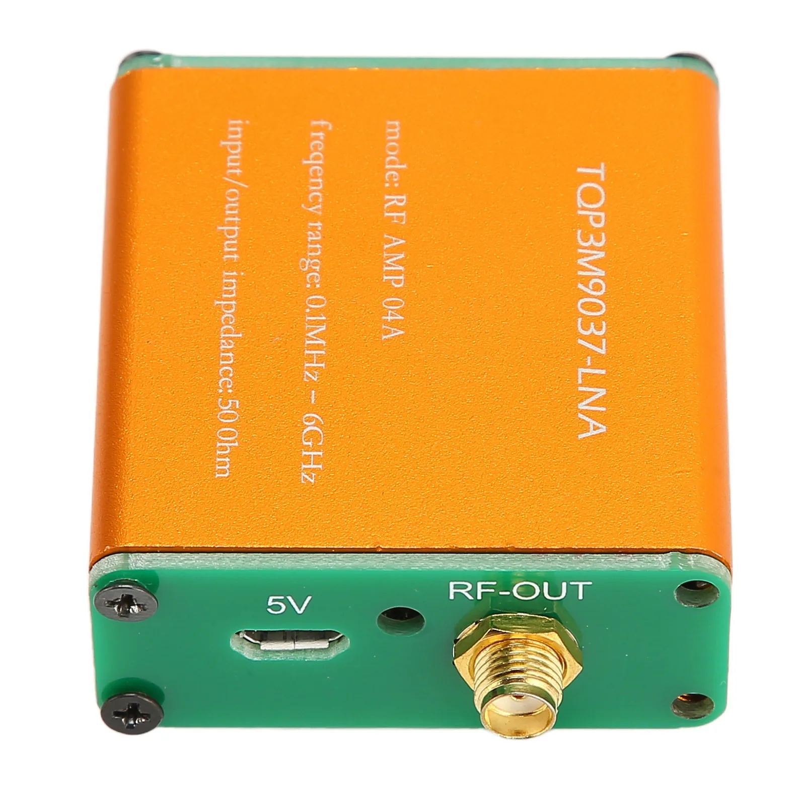 Amplificador RF 0,1 MHz-6 GHz amplificador de bajo ruido de banda completa profesional 20dB módulo preamplificador de potencia RF LNA de alta ganancia